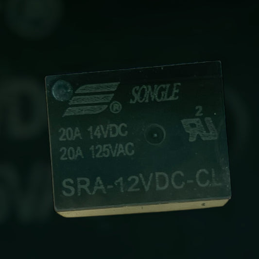 Relais de puissance Songle, SRA-012VDC-CL 12VDC 20A 125VAC