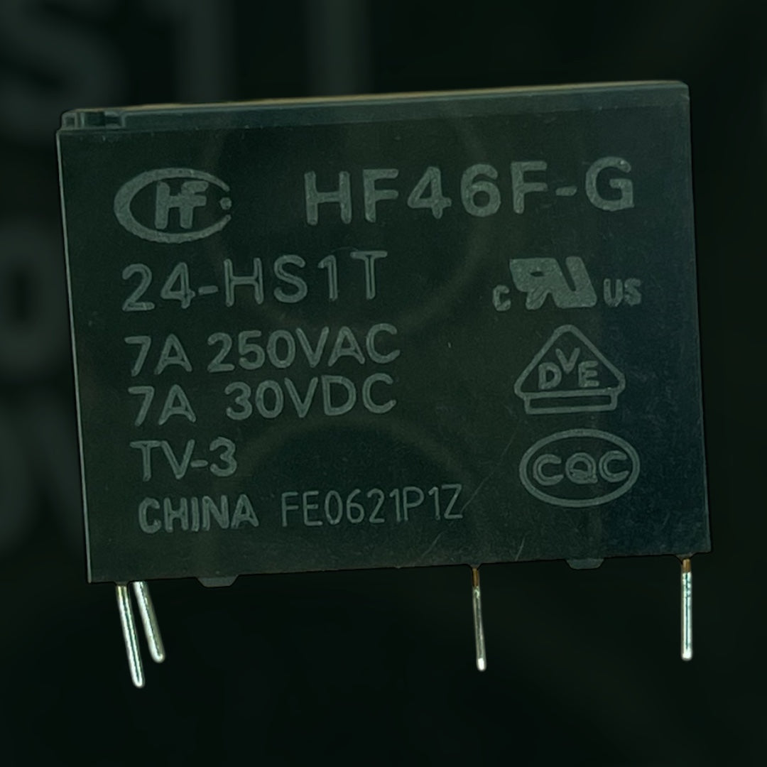 Relais Slim HONGFA SPST-NO, HF46F-G/12-HS1 12VDC 7A HT